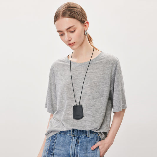 Loose Drop - Shoulder Short - Sleeve T - Shirt,Minimalist Versatile Casual Basic Top